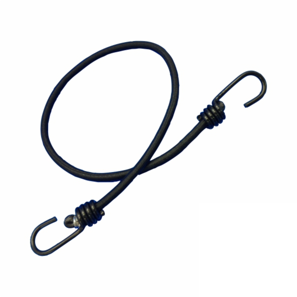 Snelbinder 8mm elastiek 80cm Zwart
