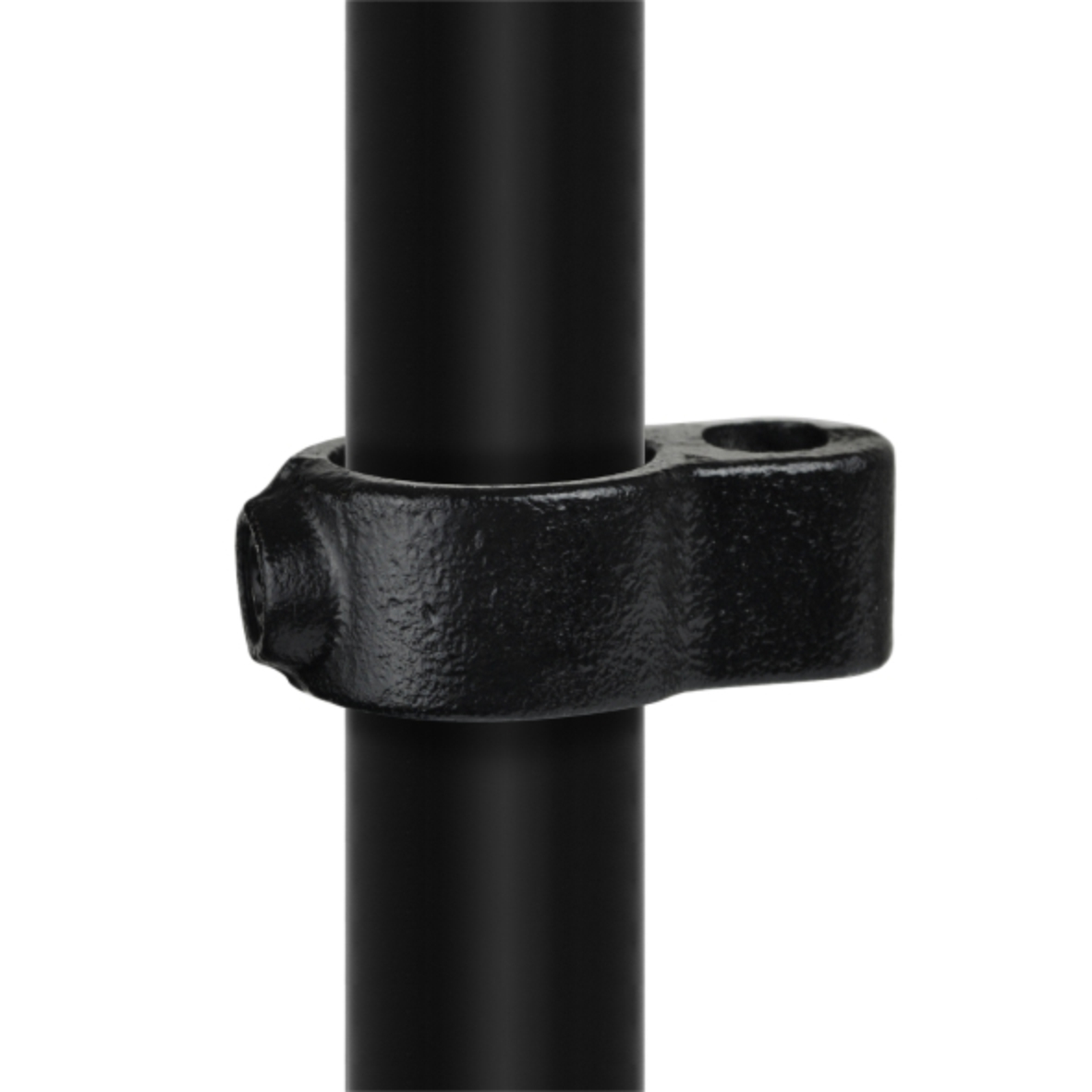 Scharnier-oog type 62 - 48,3mm Steigerbuiskoppeling zwart 