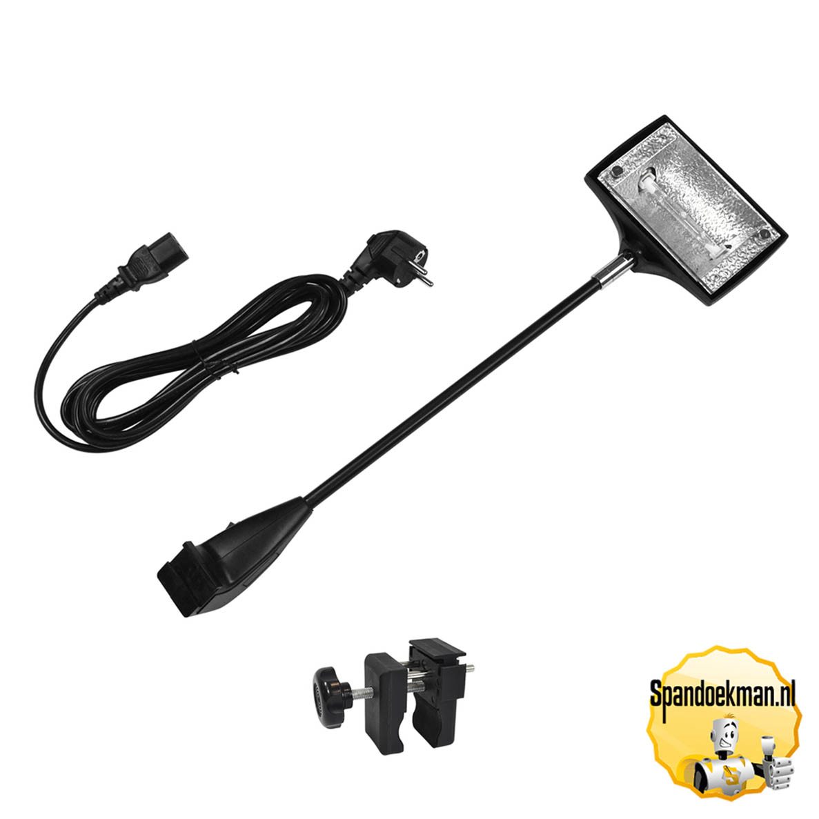 Spot halogeen incl. klem voor buizenframe tot 33,7mm