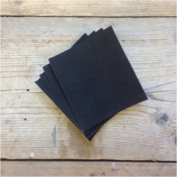 4 vellen antislip voor buiskoppeling meubel zwart 10x10cm