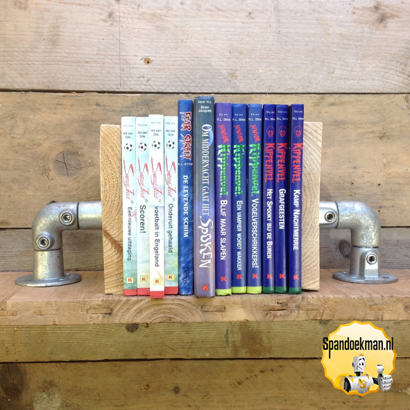 Boekensteun set van 2 stuks
