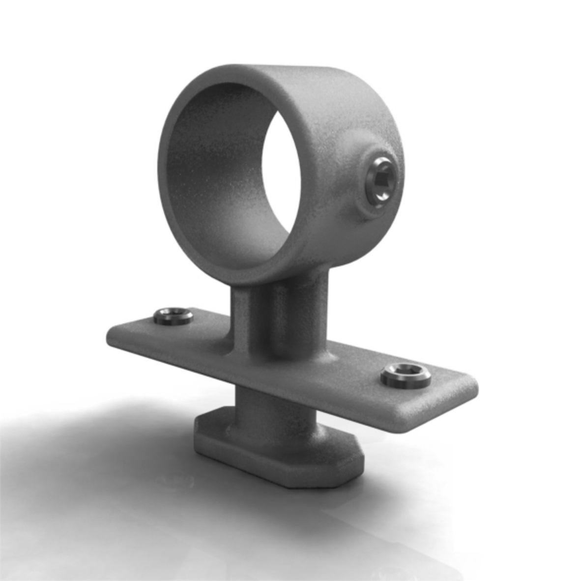 Containerclamp voor vlaggenmast type C3400F - 60,3mm Steigerbuiskoppeling zilver 