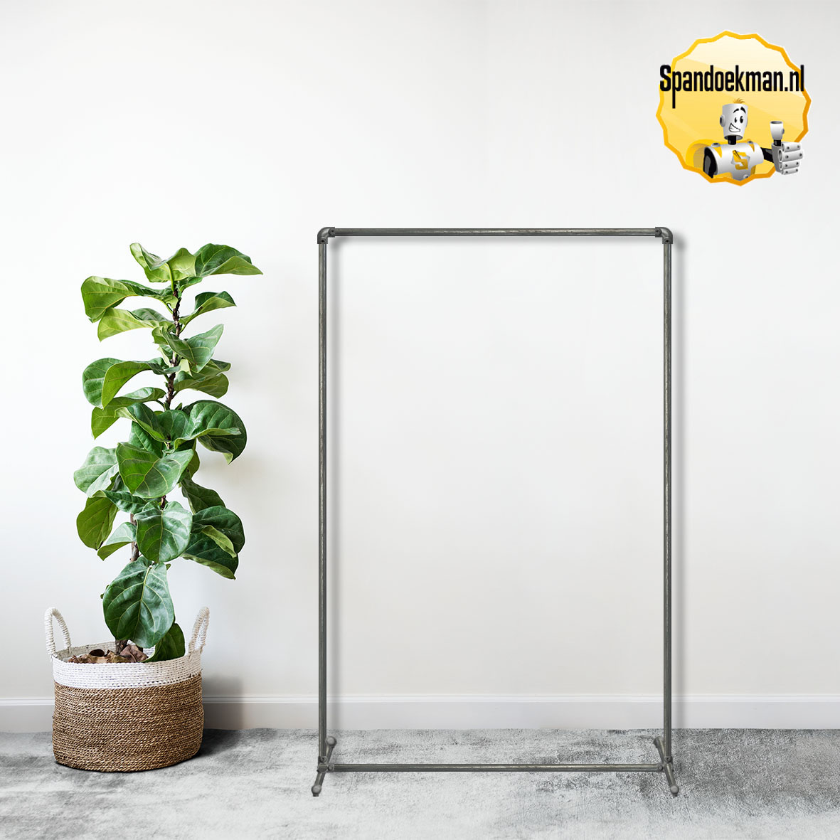 Kledingrek hang hoog 100x160x60cm