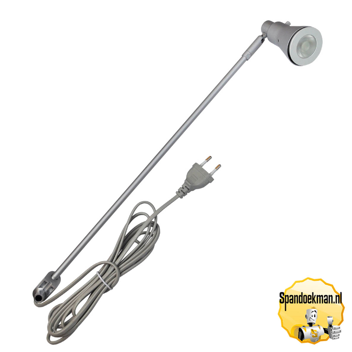 LED spotje 5 Watt voor op de Luxe Roll-up banner zilver 