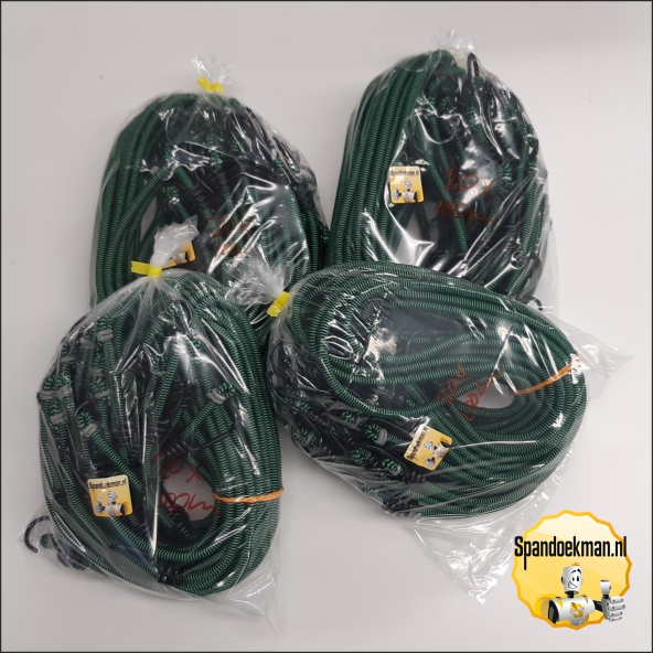 Snelbinder 80cm x 8mm 50Kg Groen Restpartij totaal 150 stuks OP=OP Prijs per stuk!