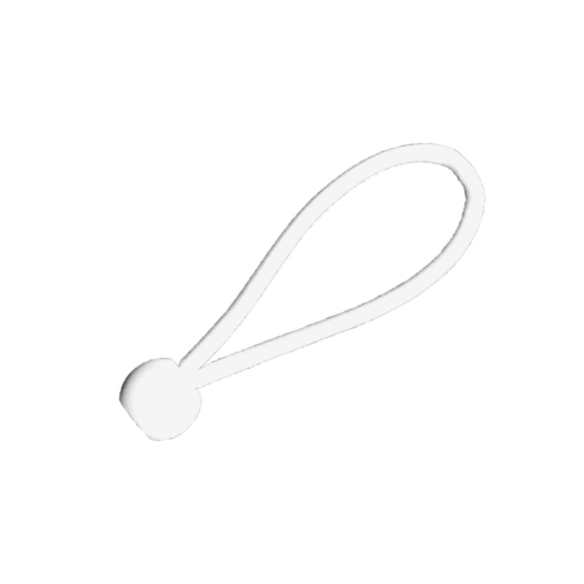 Spanner 5mm met plastic bal 15cm 15kg Wit