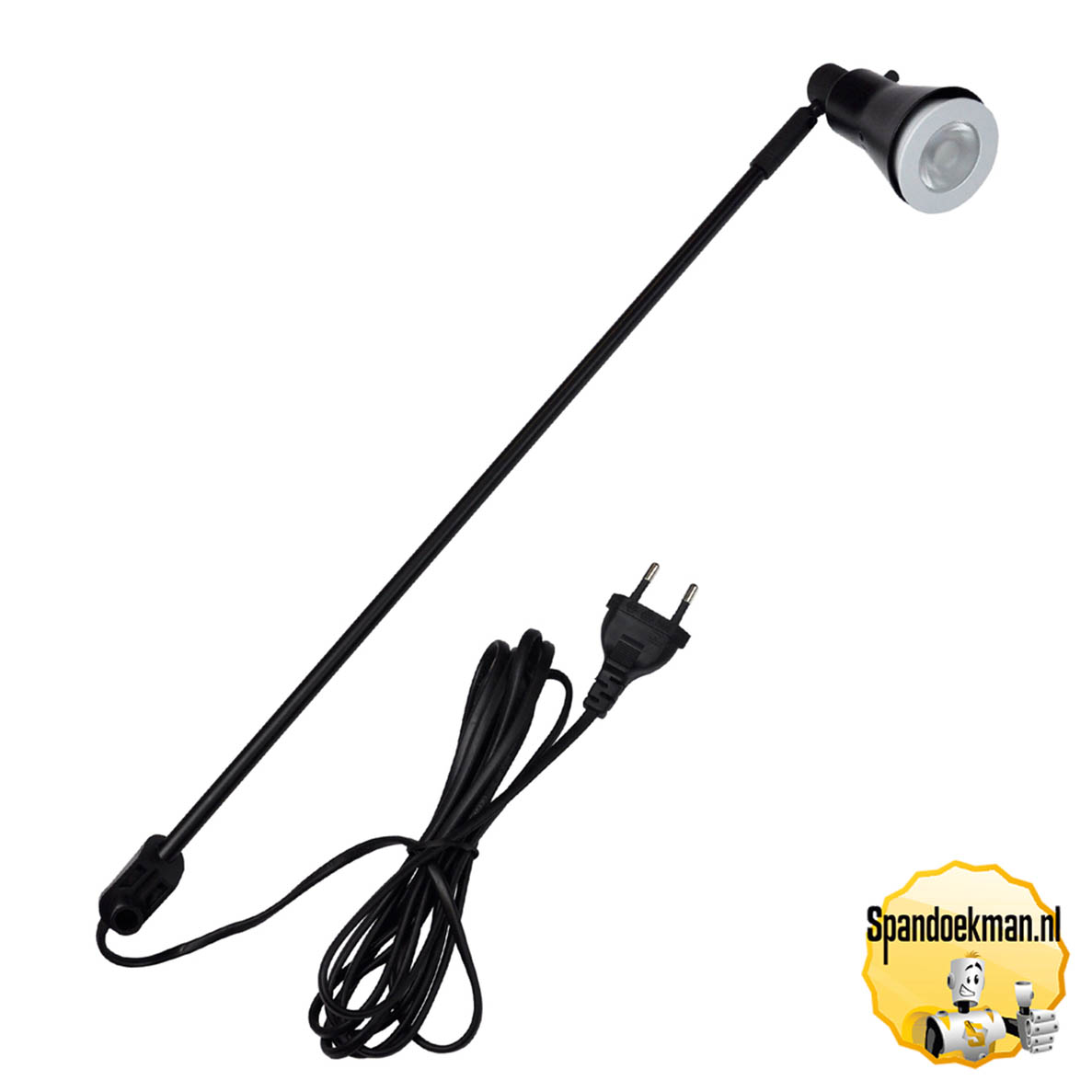 LED spotje 5 Watt voor op de Luxe Roll-up banner zwart