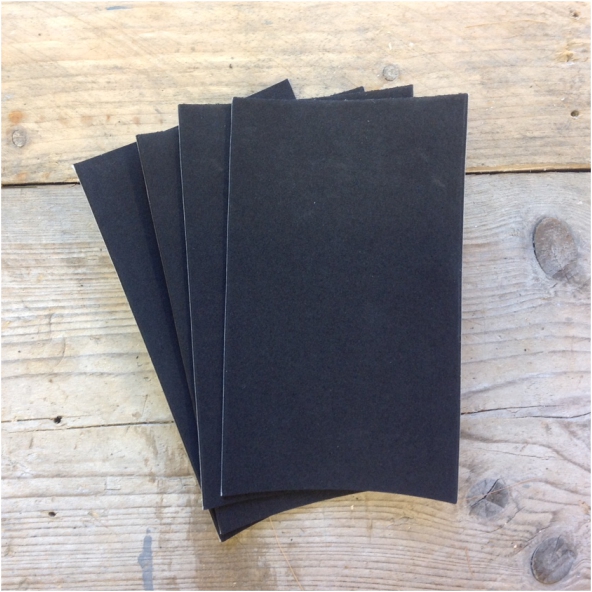4 vellen antislip voor buiskoppeling meubel zwart 10x15cm
