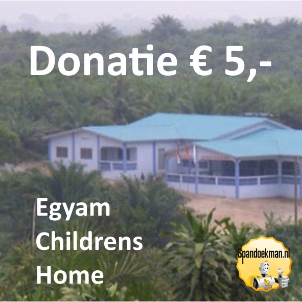 Donatie van 5 euro voor Egyam Childrens Home Ghana