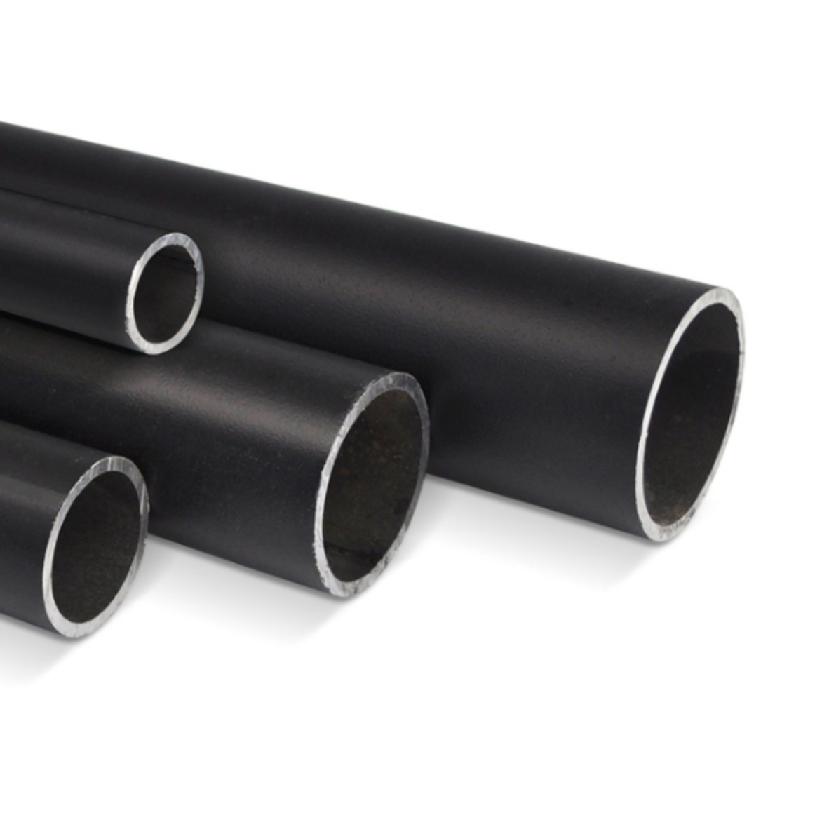 Steigerbuis staal zwart  21,3mm 3 meter per lengte 2,35mm wanddikte
