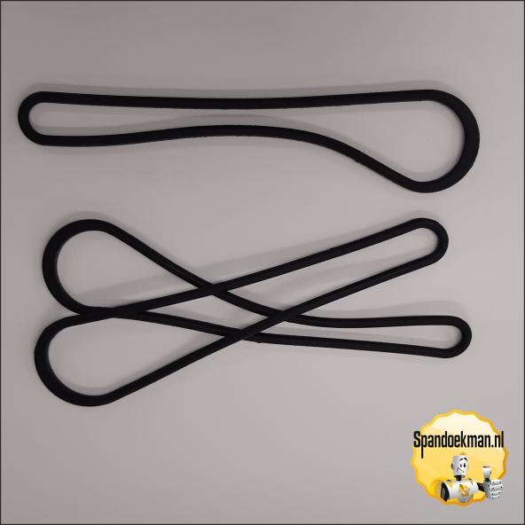 Tir-rubber Engels 40x10x5cm 8mm Zwart Restpartij totaal 3000 stuks OP=OP Prijs per stuk!