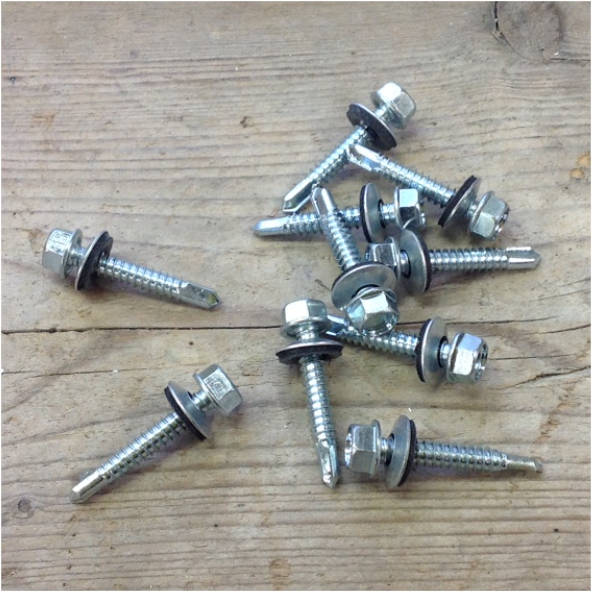Zelfborende powerschroef voor damwandplaten Lengte 4cm