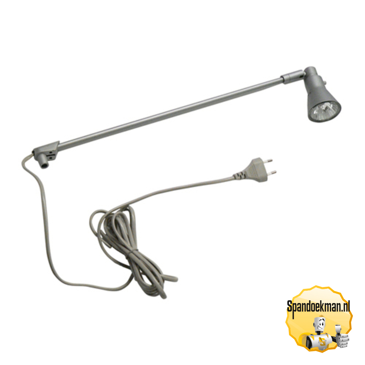 Spotje voor op de Luxe Roll-up banner 50Watt zilver