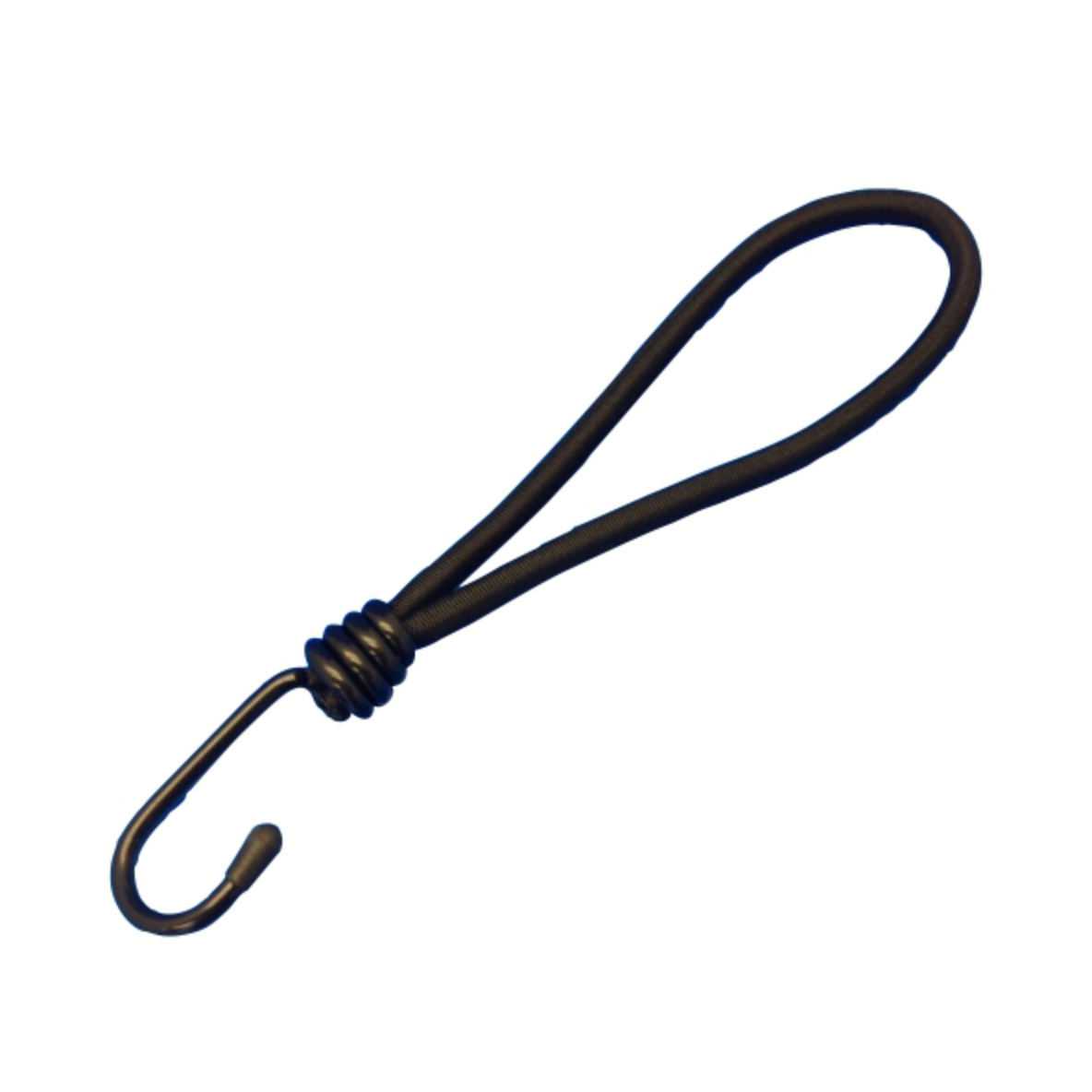 Spanner 6mm met spinhaak 20cm 15kg Zwart