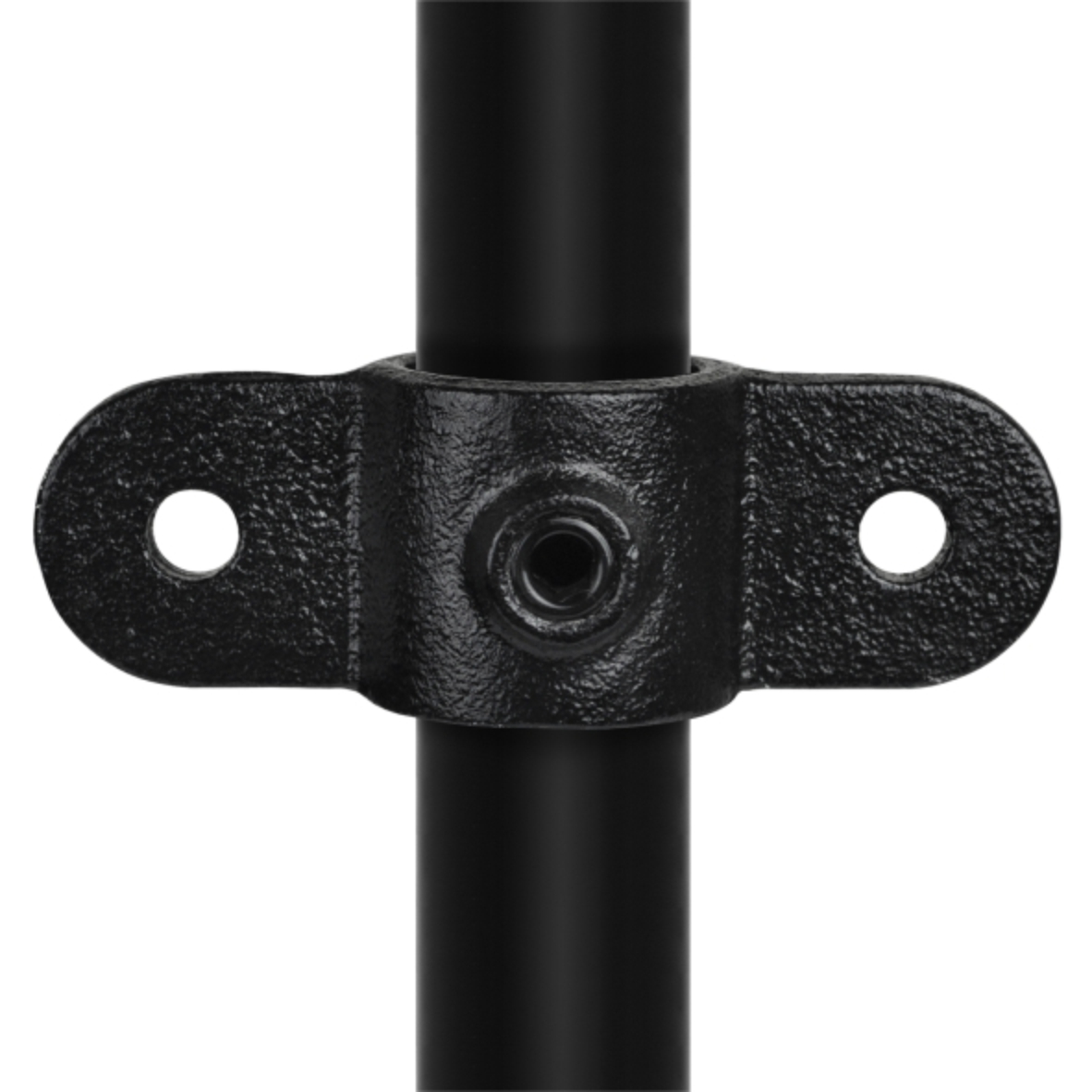 Dubbel oogdeel in 1 lijn type 38 - 33,7mm Steigerbuiskoppeling zwart 