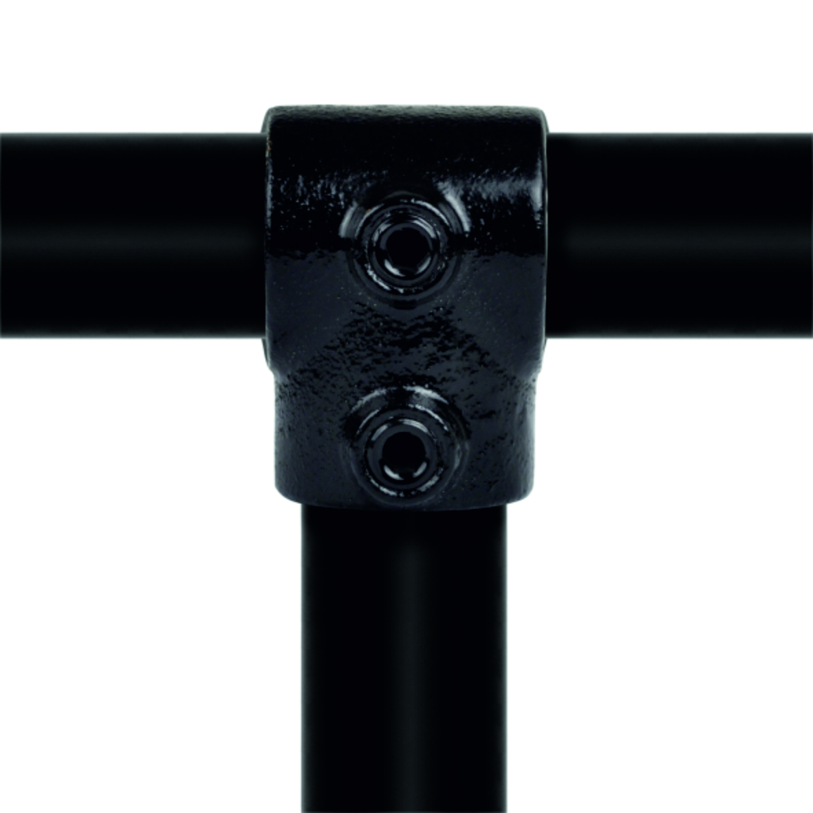Kort T-stuk type 2 - 21,3mm Steigerbuiskoppeling zwart 