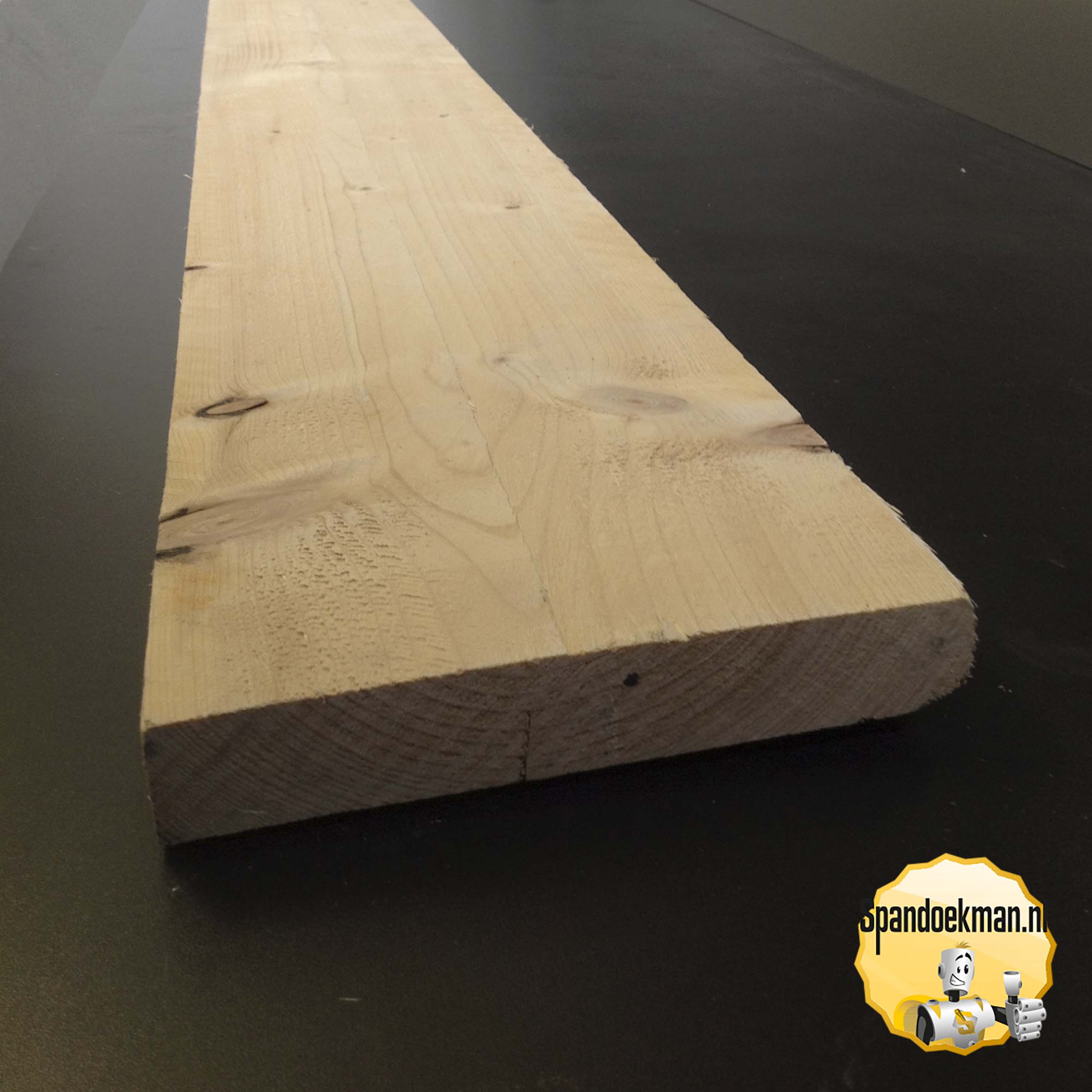 Steigerplank gedroogd nieuw 2,5m