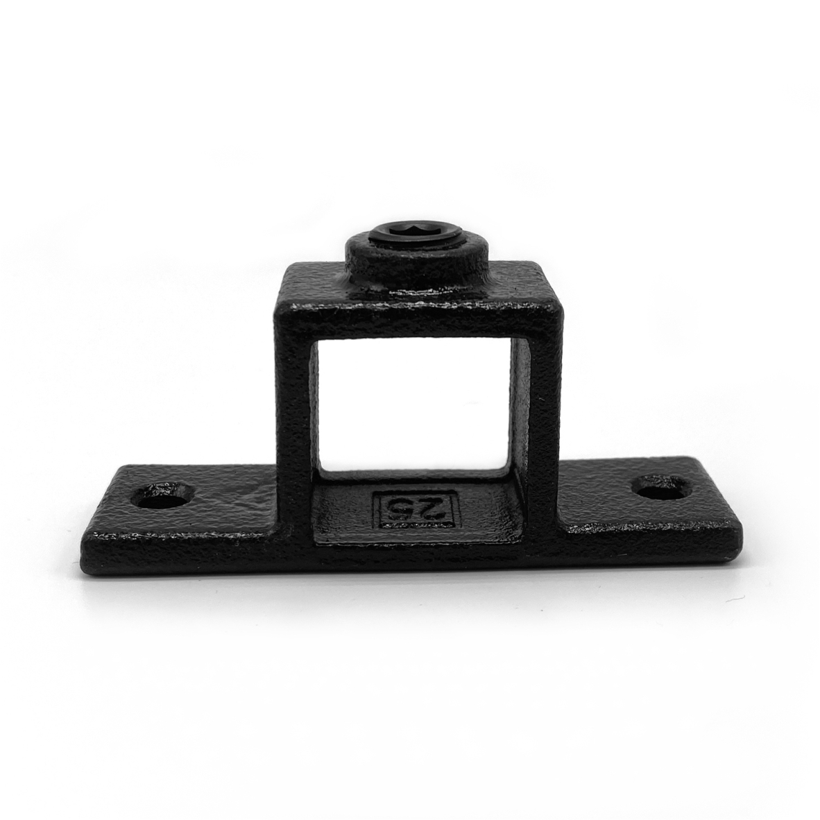 Oogdeel dubbele lip type 56S - 25mm Steigerbuiskoppeling vierkant Zwart 