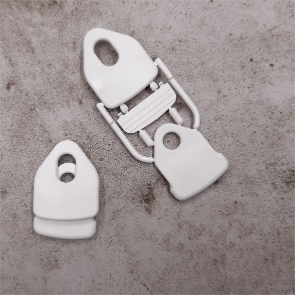 Zeilklem klein wit 45Kg