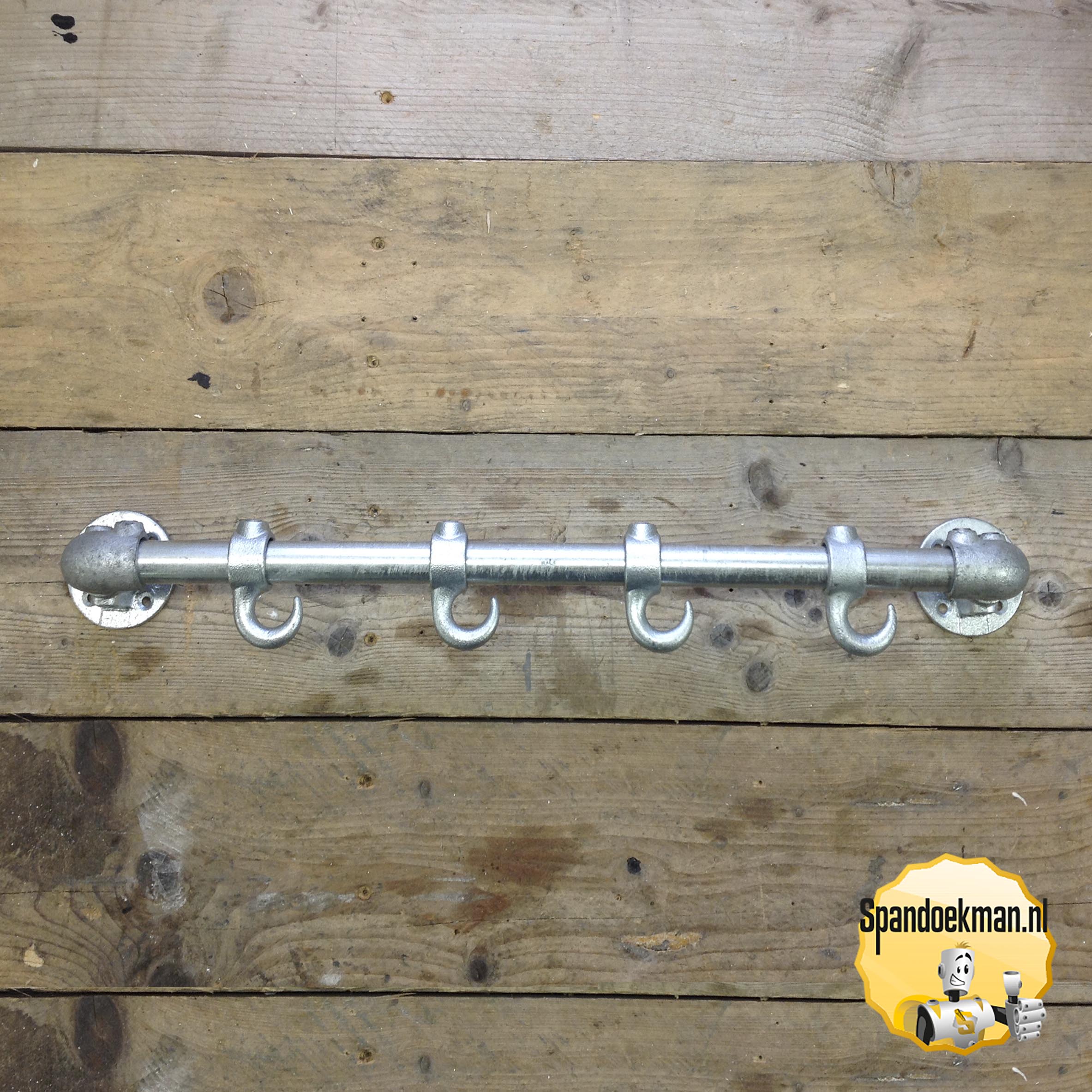 Steigerbuis Wandrek gebogen "Standaard" 26,9mm