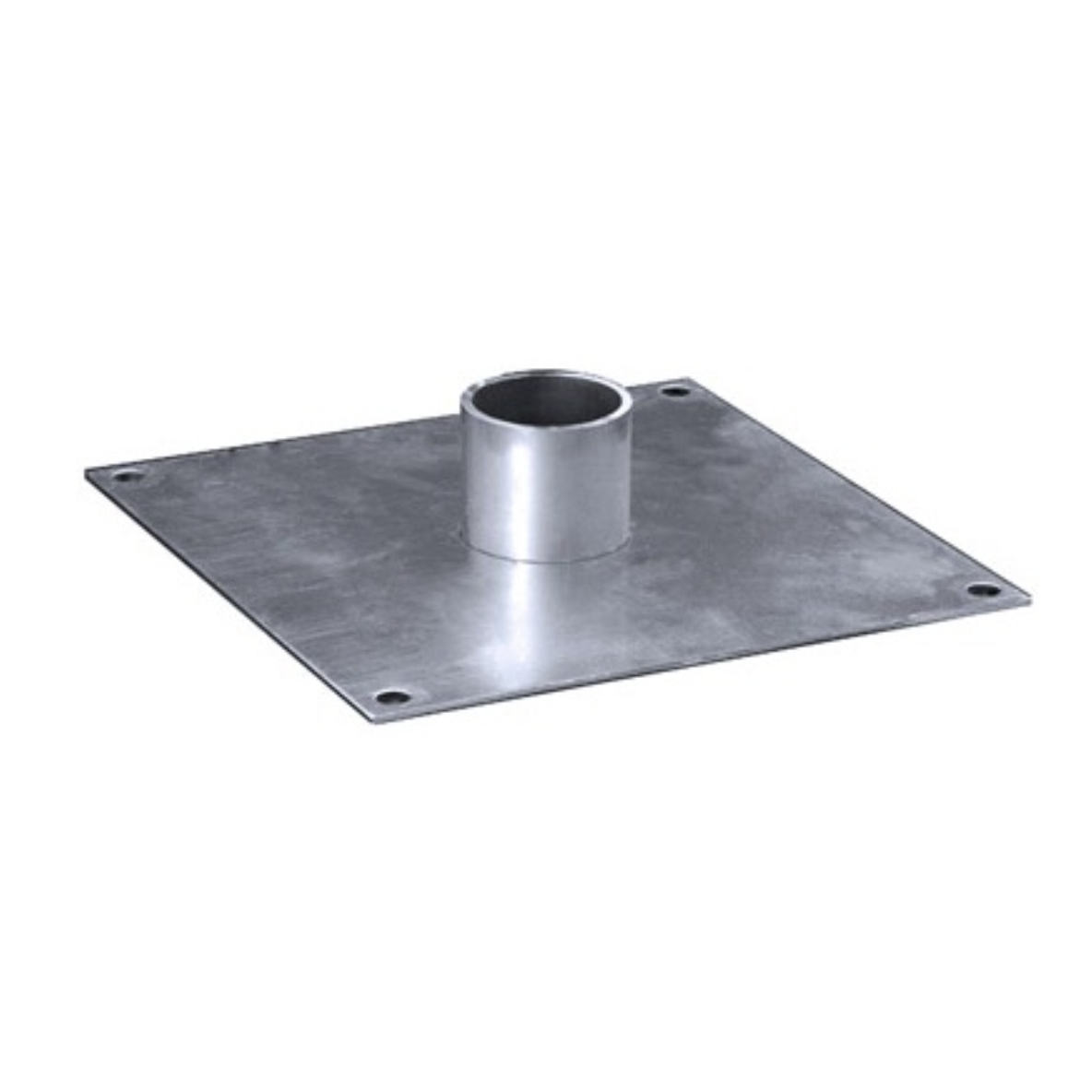Damwandplaat aluminium 10x10cm - 42,4mm