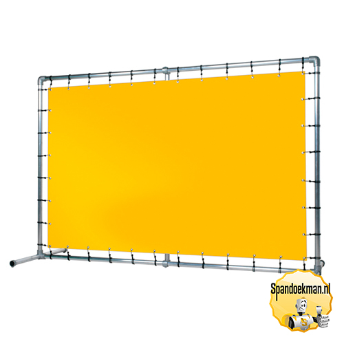 Beursframe enkel met brede voet 48,3mm doekmaat 100x200cm