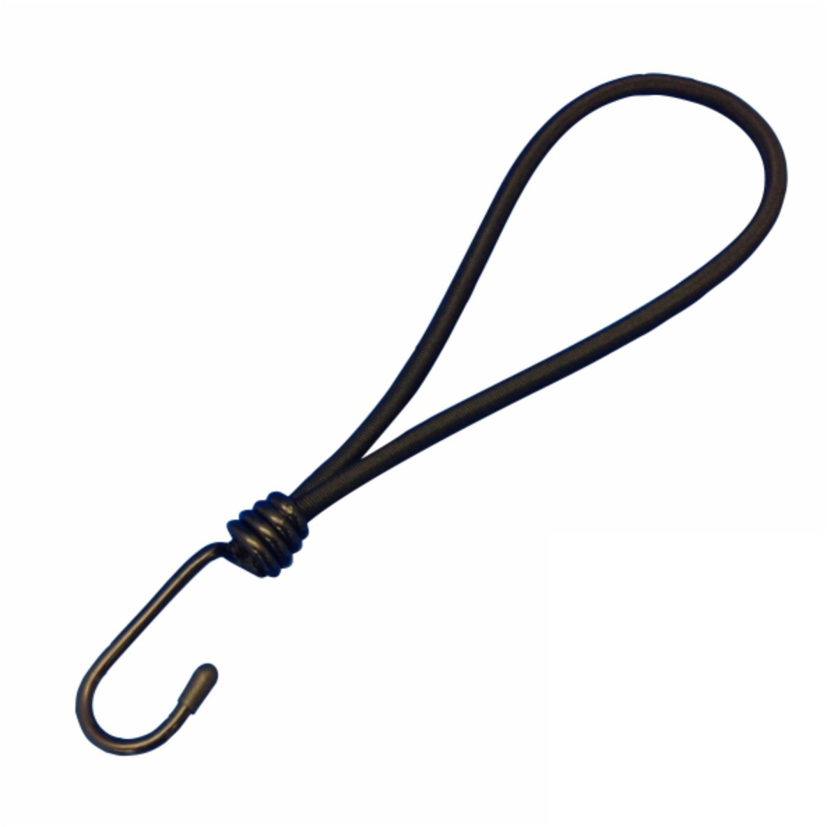 Spanner 6mm met spinhaak 25cm 15kg Zwart